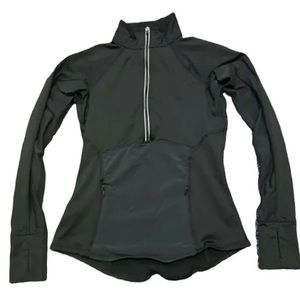 Womens black Athelta Long sleeve quarter zip size xxs